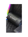Scaun gaming Inaza Rainbow negru iluminare RGB,RBW01-BK