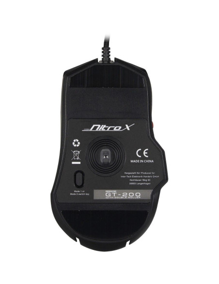 Mouse gaming NitroX GT-200 negru iluminare RGB,GT-200