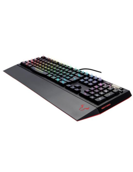 Tastatura gaming Riotoro Ghostwriter neagra iluminare