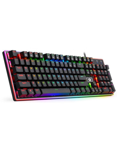 Tastatura gaming mecanica Redragon Ratri iluminare RGB neagra