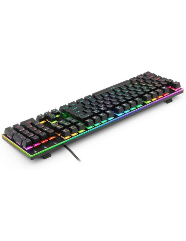 Tastatura gaming mecanica Redragon Ratri iluminare RGB neagra