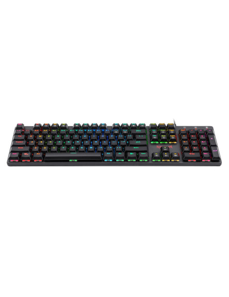Tastatura gaming mecanica Redragon Shrapnel neagra iluminare