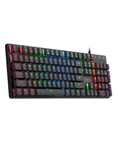 Tastatura gaming mecanica Redragon Shrapnel neagra iluminare