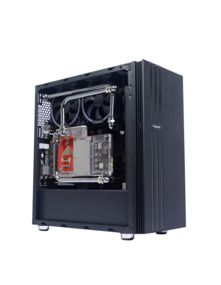 Carcasa Segotep Fenix NF neagra,FENIX-BK-NF