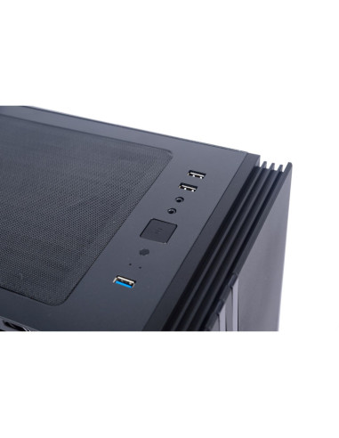 Carcasa Segotep Fenix NF neagra,FENIX-BK-NF