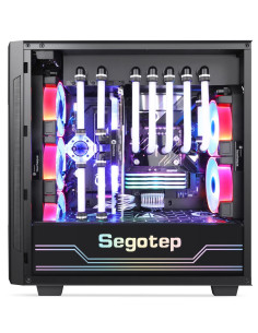 Carcasa Segotep Phoenix K3 neagra,PHOENIX-K3-BK 2