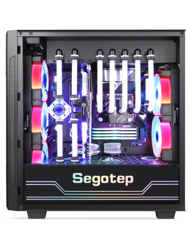 Carcasa Segotep Phoenix K3 neagra,PHOENIX-K3-BK