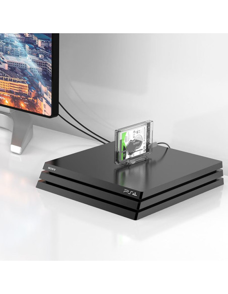Rack HDD Orico 2159C3 USB 3.1 2.5” transparent,2159C3-CR