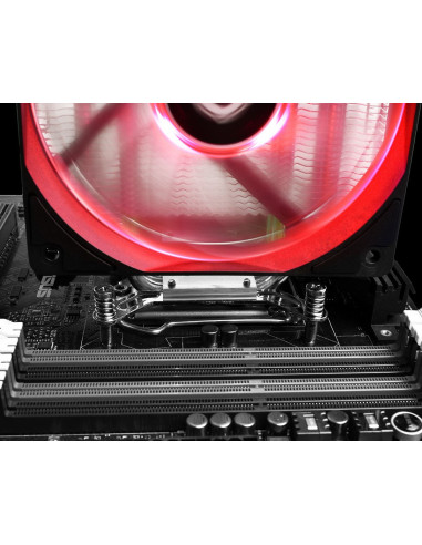 Cooler procesor ID-Cooling SE-224M iluminare rosie,SE-224M-R