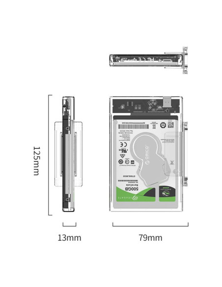 Rack HDD Orico 2159C3-G2 USB 3.1 Gen2 2.5”