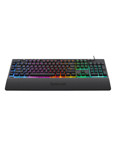 Tastatura gaming Redragon Shiva neagra iluminare RGB,K512RGB-BK