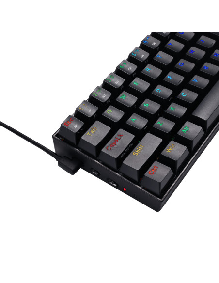 Tastatura Bluetooth si cu fir gaming mecanica Redragon Draconic