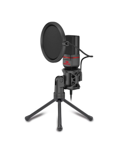 Microfon Redragon Seyfert negru cu stand,GM100-BK