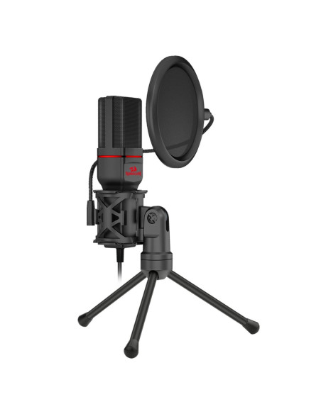 Microfon Redragon Seyfert negru cu stand,GM100-BK