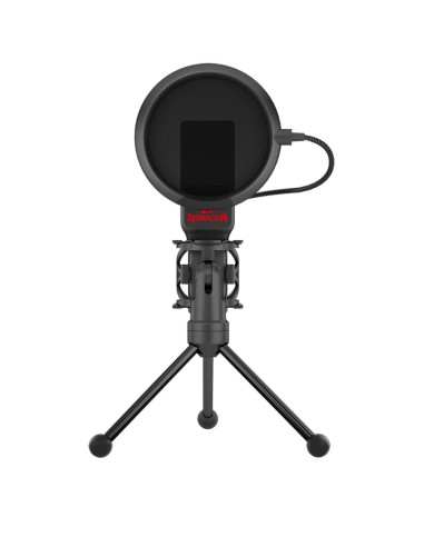Microfon Redragon Seyfert negru cu stand,GM100-BK