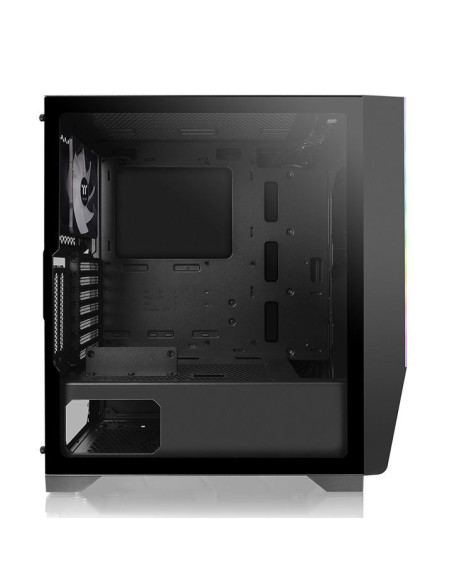 Carcasa Thermaltake H550 Tempered Glass argintie iluminare