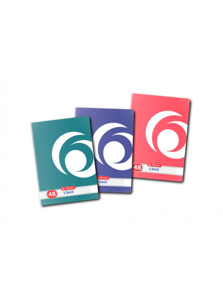 9480840,Caiet A4 48F Patratele Rainbow Herlitz