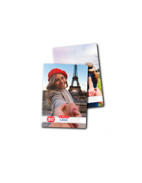 9484320,Caiet Herlitz A4, 80 file, Matematica, Motiv Follow Me, 1buc.