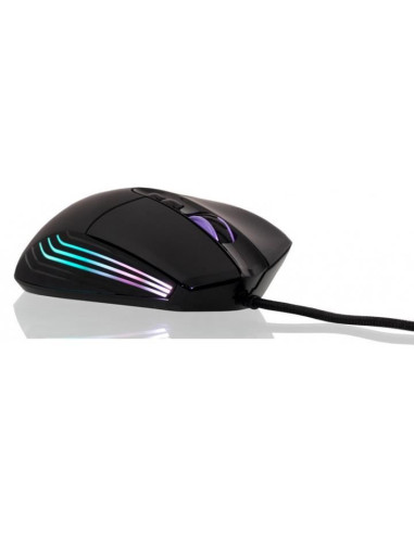 Mouse gaming Riotoro Nadix negru iluminare RGB,MR-807I
