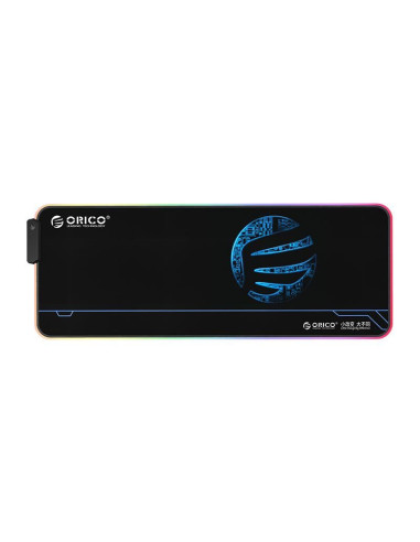 Mousepad Orico FSD-15 negru iluminare RGB,FSD-15-BK