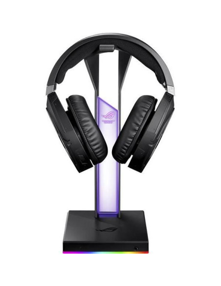 Stand casti ASUS ROG Throne Qi iluminare RGB