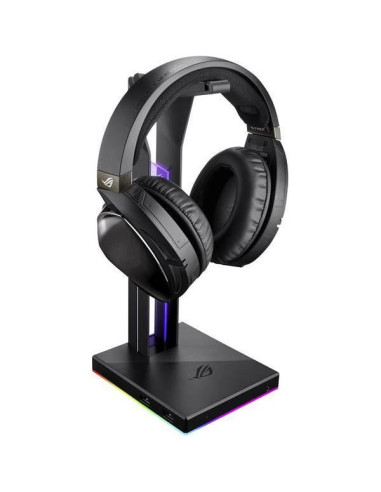 Stand casti ASUS ROG Throne iluminare RGB negru,90YH01L0-B2UA00