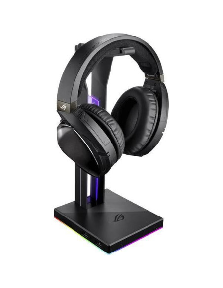 Stand casti ASUS ROG Throne iluminare RGB negru,90YH01L0-B2UA00