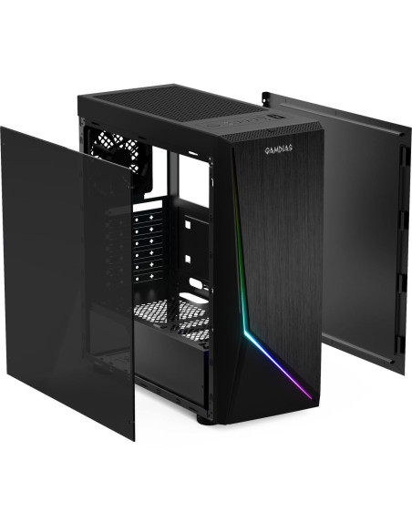 Carcasa Gamdias Argus E1 neagra,ARGUS-E1