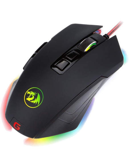 Mouse gaming Redragon Dagger 2 iluminare RGB negru,M715RGB-1-BK