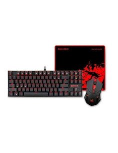 Kit tastatura mecanica si mouse Redragon Gaming Essentials