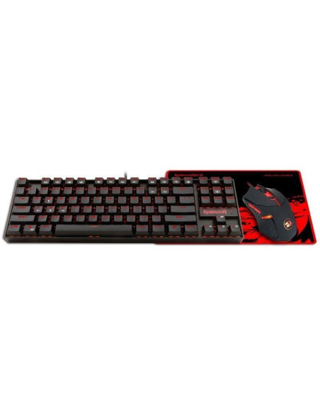Kit tastatura mecanica si mouse Redragon Gaming Essentials