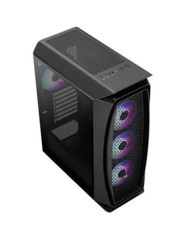 Carcasa Aerocool Aero One Frost neagra,AERO_ONE_FROST-G-BK-V1