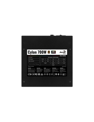 Sursa Aerocool Cylon 700W iluminare RGB,CYLON-700W