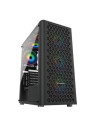 Carcasa Inaza Fury Tempered Glass neagra,INZ-FURY