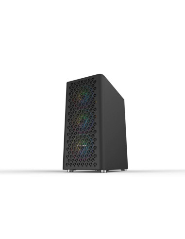 Carcasa Inaza Fury Tempered Glass neagra,INZ-FURY