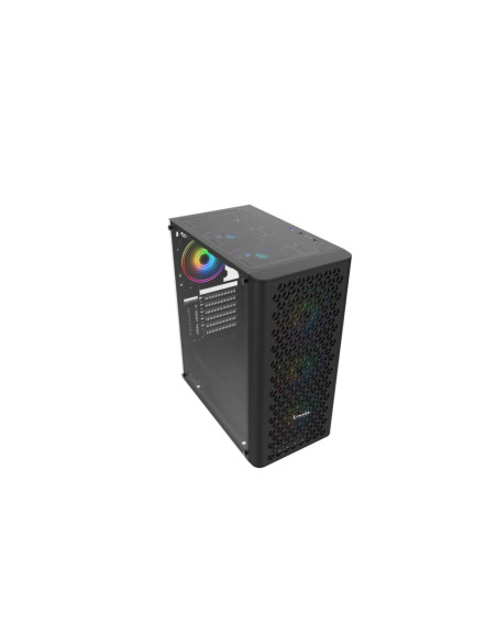 Carcasa Inaza Fury Tempered Glass neagra,INZ-FURY