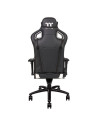 Scaun gaming Thermaltake X Fit negru cu alb,GGC-XFI-BBLFDL-01