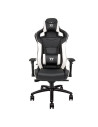 Scaun gaming Thermaltake X Fit negru cu alb,GGC-XFI-BBLFDL-01