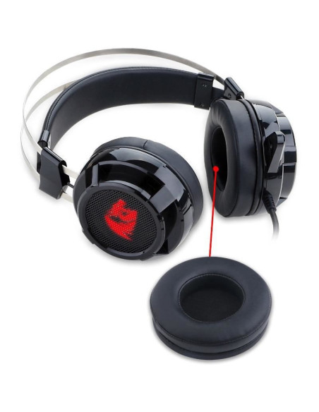 Casti Redragon Siren 2 negre cu stand Spectre,H301USB-1-BK