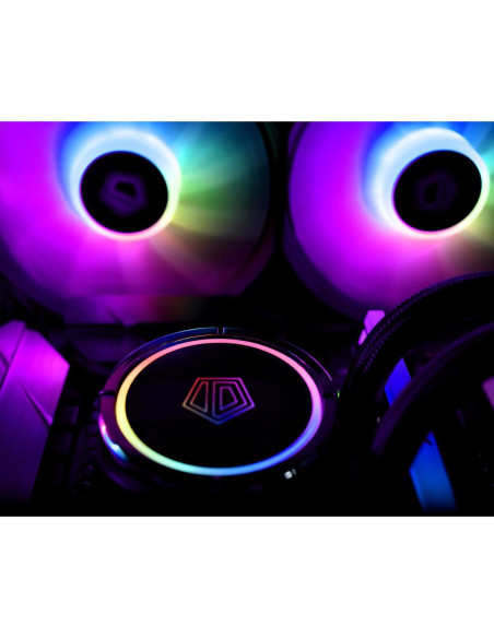 Cooler procesor cu lichid ID-Cooling Zoomflow 240X iluminare