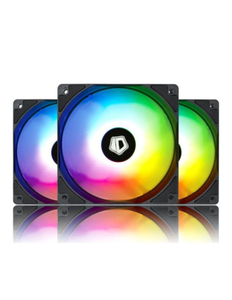Set 3 ventilatoare ID-Cooling XF-12025 120mm iluminare