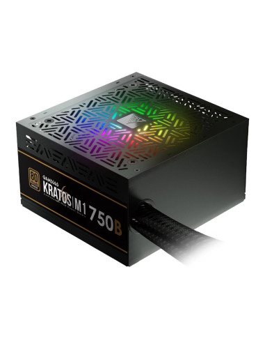 Sursa Gamdias Kratos M1 Bronze 750W iluminare RGB,KRATOS-M1-750B