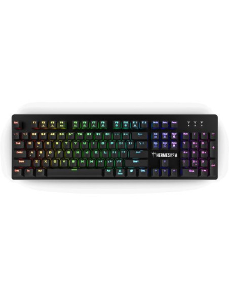 Tastatura gaming mecanica Gamdias Hermes P2A neagra iluminare