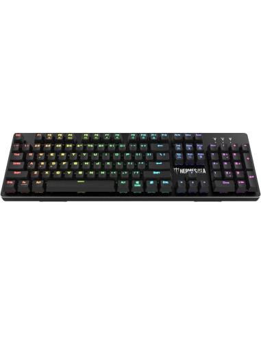 Tastatura gaming mecanica Gamdias Hermes P2A neagra iluminare