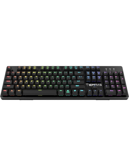 Tastatura gaming mecanica Gamdias Hermes P2A neagra iluminare