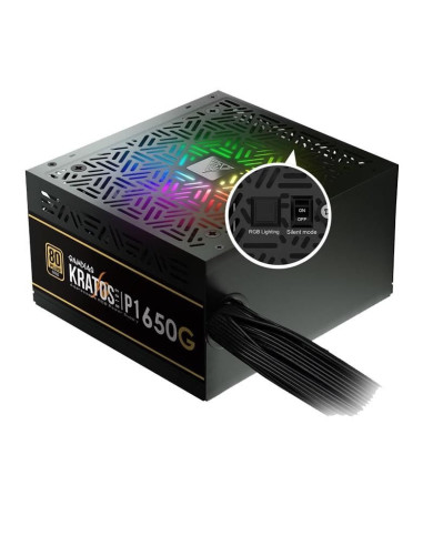 Sursa Gamdias Kratos P1 650W iluminare RGB,KRATOS-P1-650G Sursa Gamdias Kratos P1 650W iluminare RGB,KRATOS-P1-650G