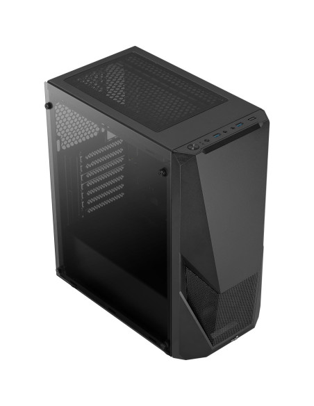 Carcasa Aerocool Zauron fRGB neagra,ZAURON-SATURN-FRGB-G-BK-V1