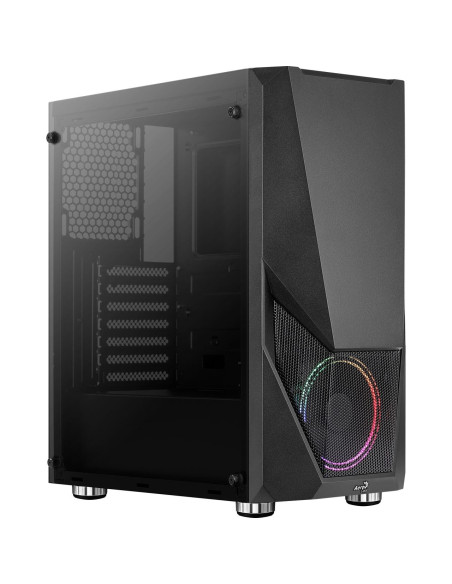 Carcasa Aerocool Zauron fRGB neagra,ZAURON-SATURN-FRGB-G-BK-V1
