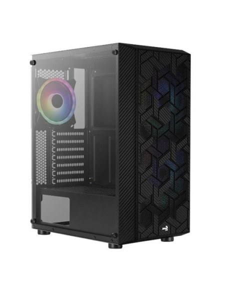 Carcasa Aerocool Hive neagra,HIVE-G-BK-V1