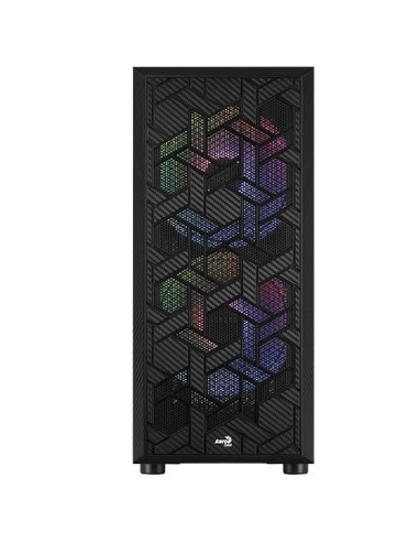 Carcasa Aerocool Hive neagra,HIVE-G-BK-V1